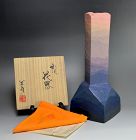 Miyashita Zenji Colorful Saidei Vase
