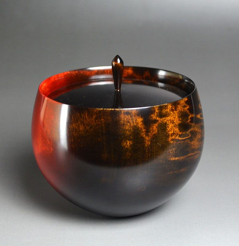 Tanaka Eiko Hand Turned and Lacquered Wooden Bowl