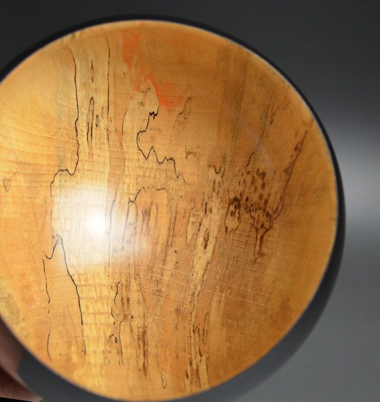 Tanaka Eiko Hand Turned and Lacquered Wooden Bowl