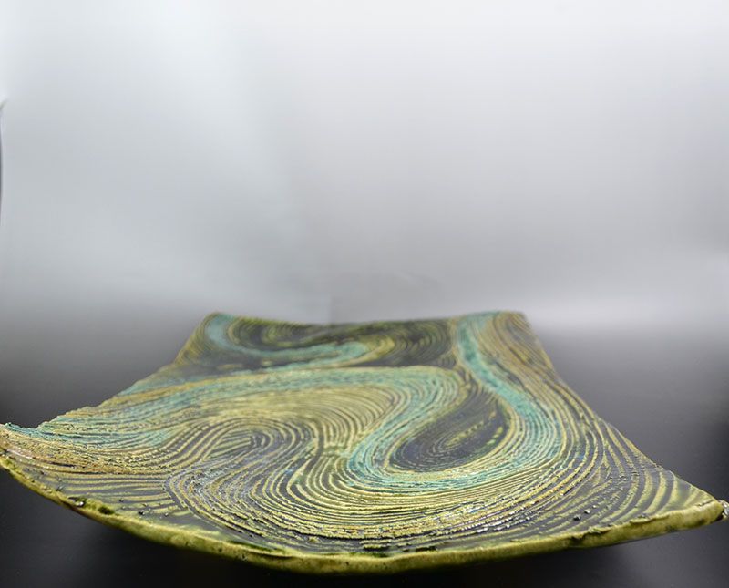 Seminal Oribe Platter by LNT Suzuki Osamu (Kura)