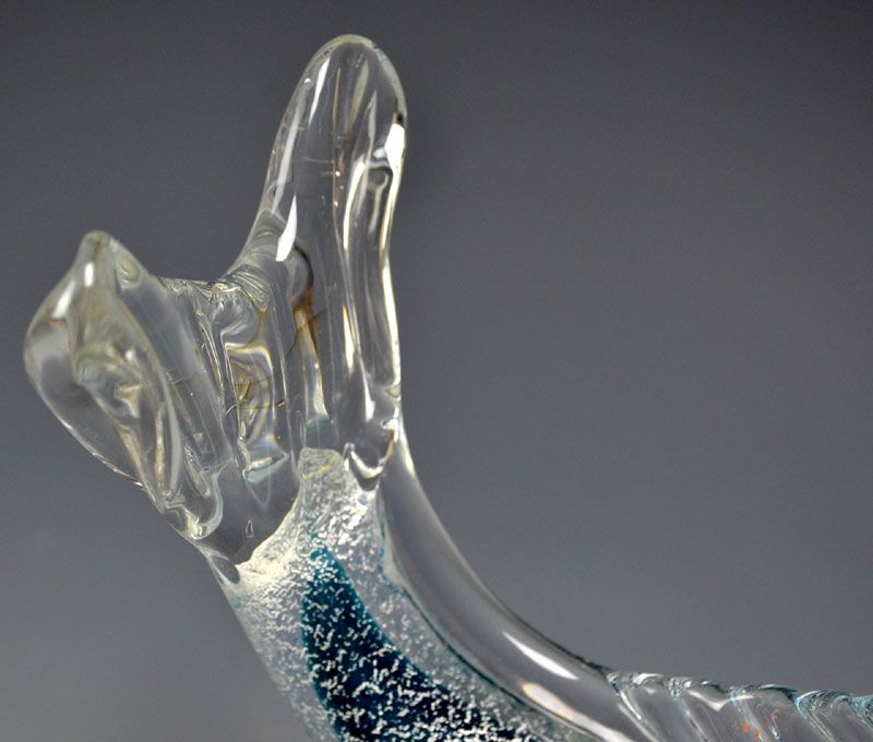 Kuroki Kuniaki Contemporary Glass Koi Sculpture