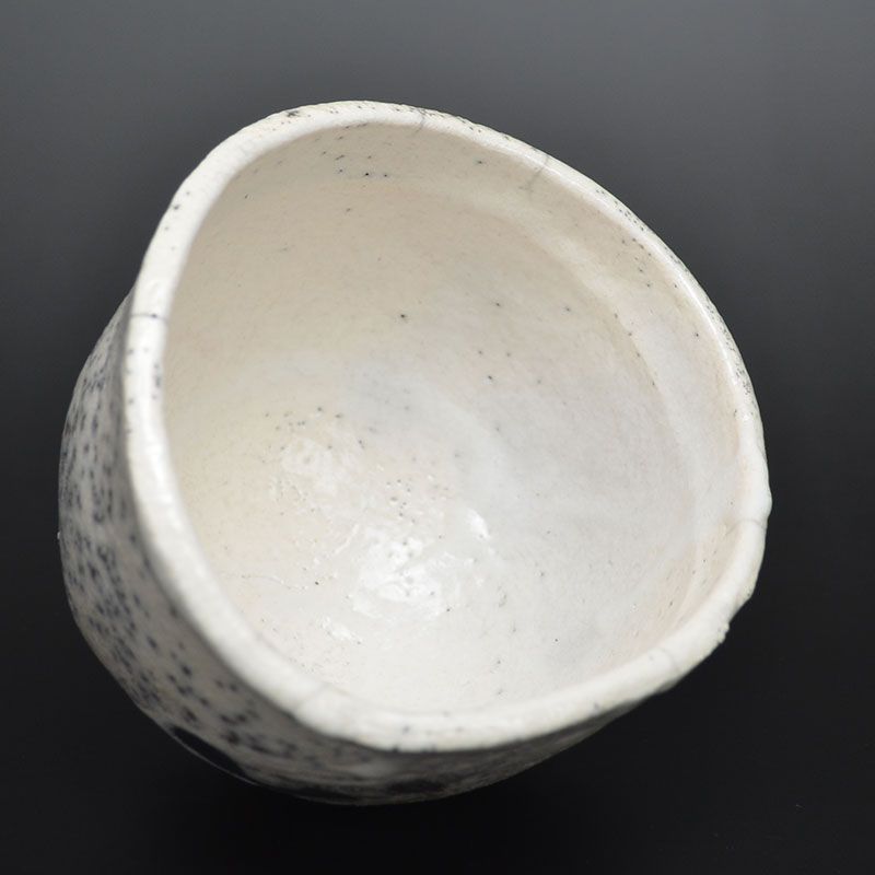 Shiro-Raku Chawan Tea Bowl by Hashimoto Tomonari