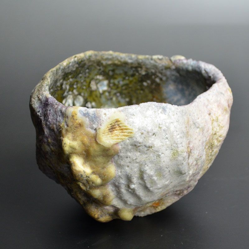 WOW! Volcanic Chawan Tea Bowl by Inayoshi Osamu