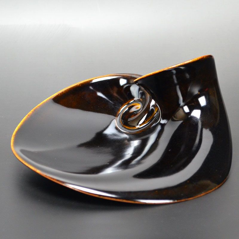 Contemporary Female Artist Takatsu Mio Swirling Dish