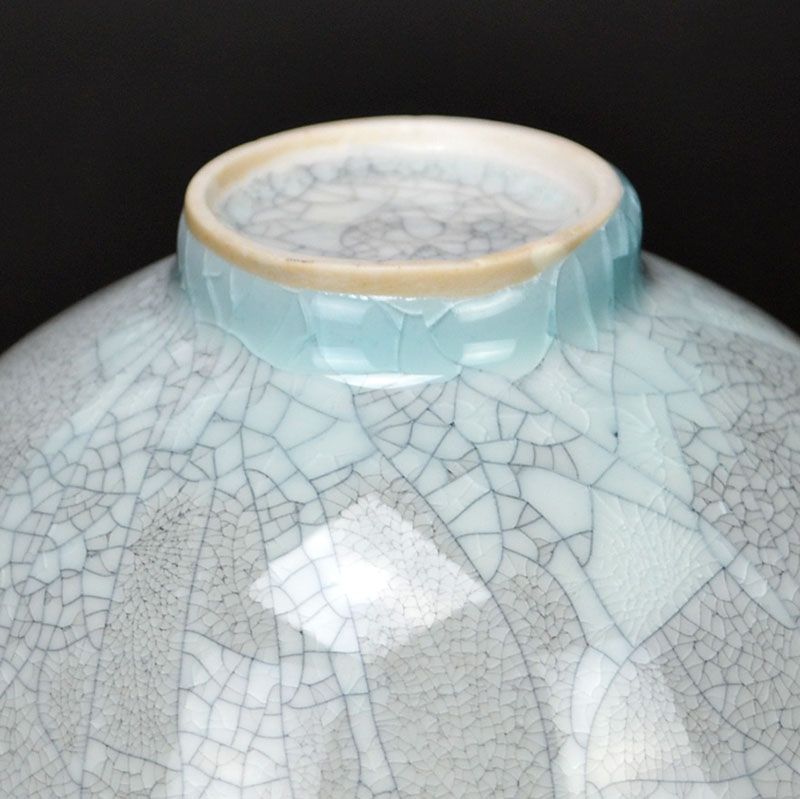 Fujiuchi Saeko Shattered Crystal Chawan Tea Bowl