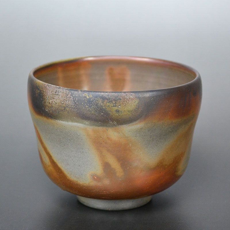 Stunning Bizen Chawan by Konishi Toko II