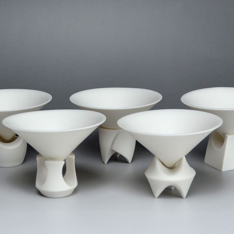 Kato Yoshiyasu 5 pc. Sake Cup Set, One of a Kind