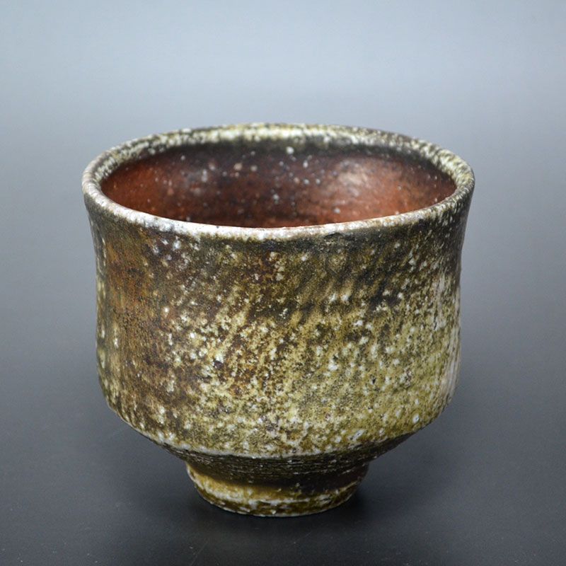 LNT Shimaoka Tatsuzo Ash Glazed Jomon Bowl