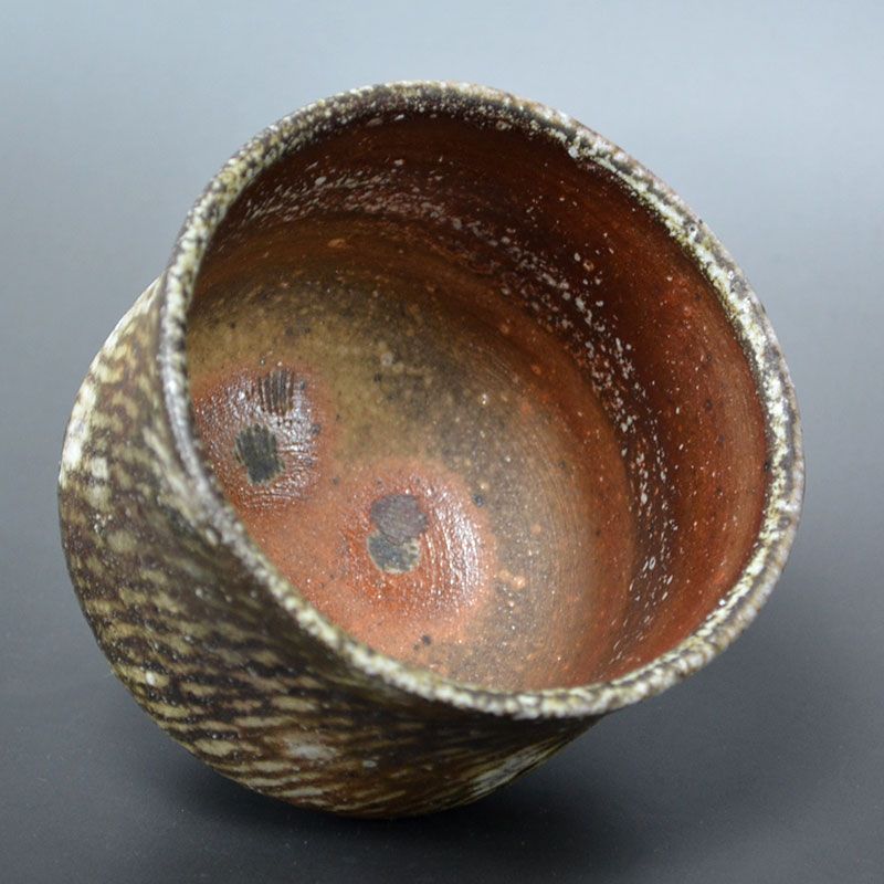 LNT Shimaoka Tatsuzo Ash Glazed Jomon Bowl