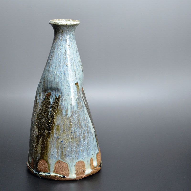 Inoue Toya Breathtaking Blue Karatsu Vase