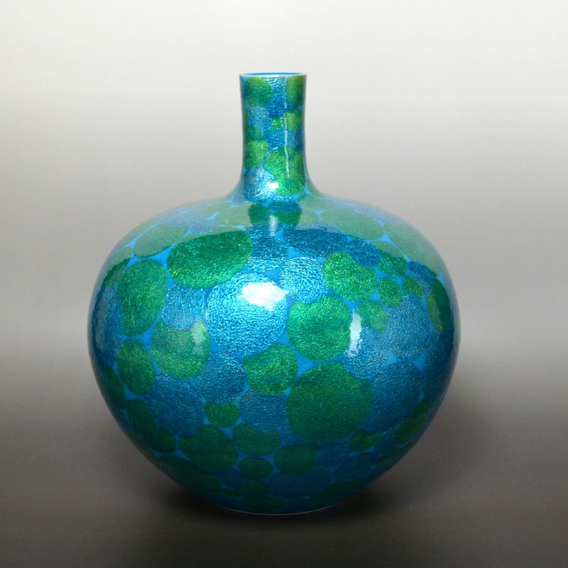 Large Unusual Porcelain Vase by Ono Hakuko