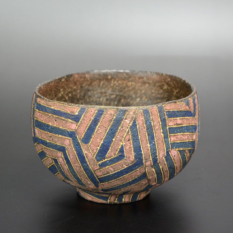 Zogan Chawan Tea Bowl by Takeuchi Shingo