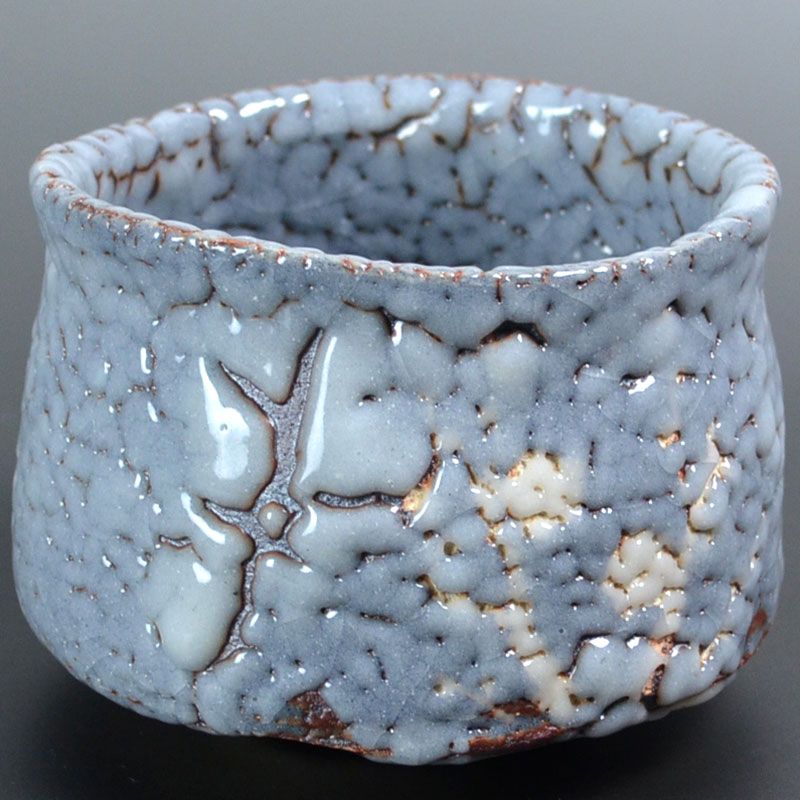 Sagae Eimei Nezumi Shino Chawan Tea Bowl