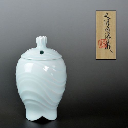 Kubota Rekko (Yasuyoshi) Porcelain Koro Censer