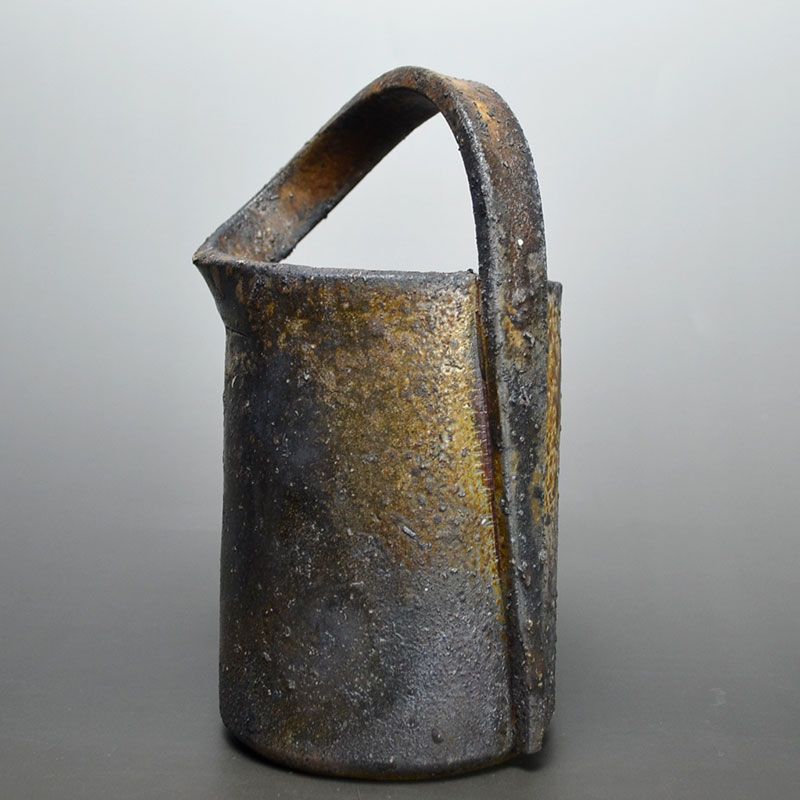 Contemporary Bizen Vase by Mori Toshiaki