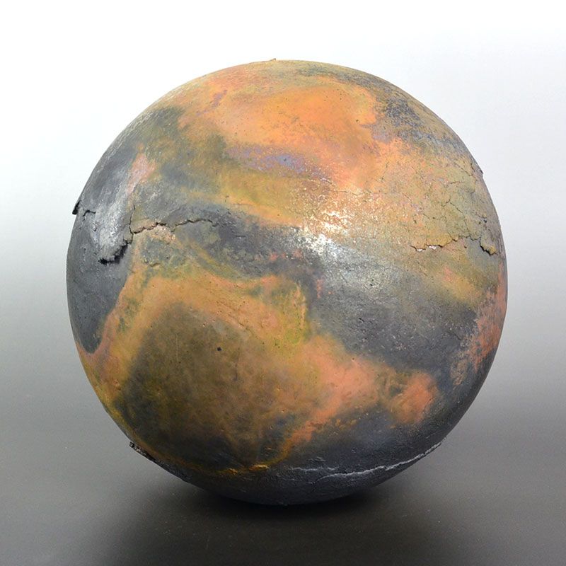 Contemporary Sculpture Sphere by Hashimoto Tomonari