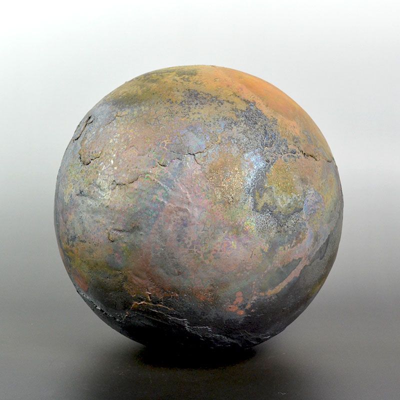 Contemporary Sculpture Sphere by Hashimoto Tomonari