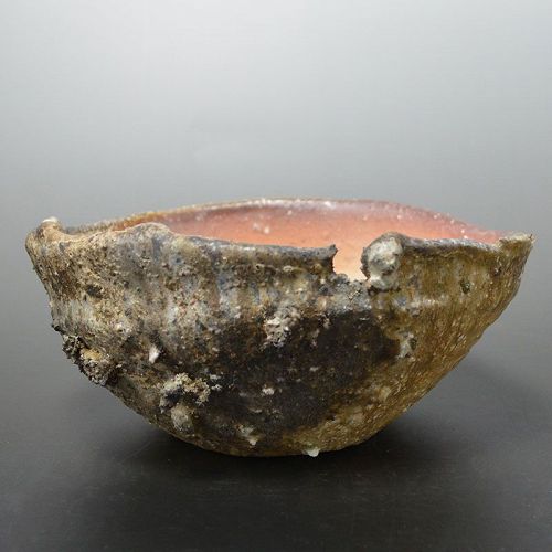 Radical Ash Glazed Bowl by Shigemori Yoko