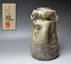 Tamura Roppo Natural Ash Glazed Koshu-Iga Vase