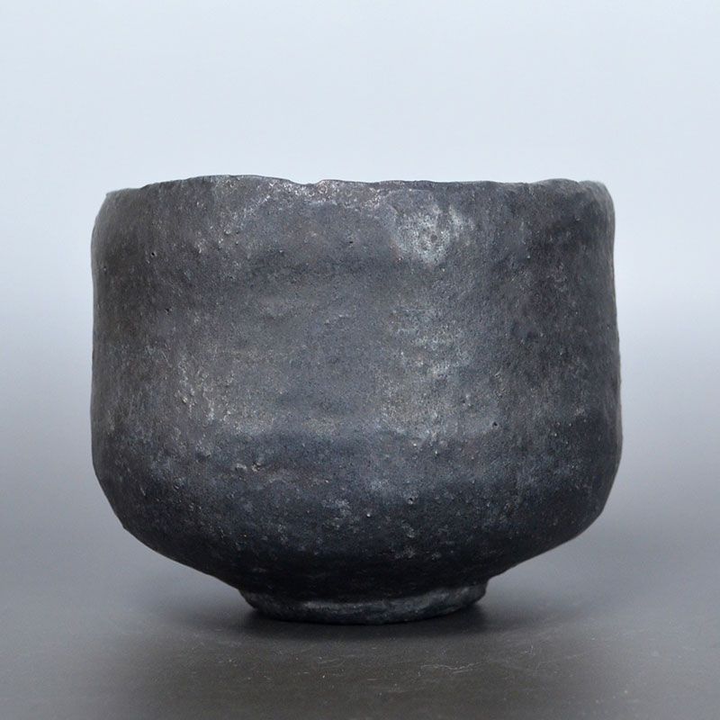 Ito Keiji Silver Glazed Chawan Tea Bowl