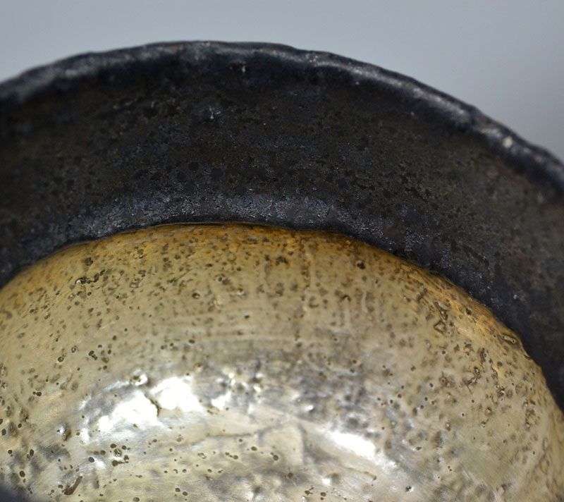 Ito Keiji Silver Glazed Chawan Tea Bowl