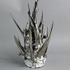 Radical Masatomo Toi Platinum Glazed Ceramic Sculpture