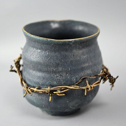 Contemporary Dark Series Vase by Masatomo Toi