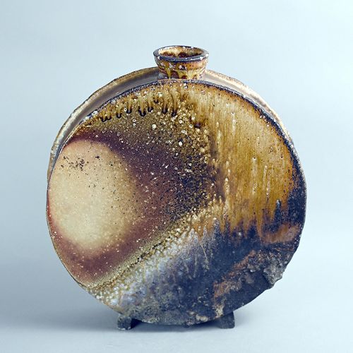 Important Furutani Hiromu (Churoku I) Shigaraki Vase