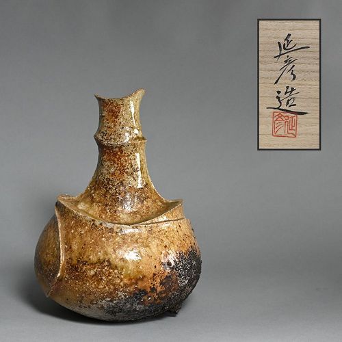 Modern Iga Vase by Toyosaki Nobuhiko