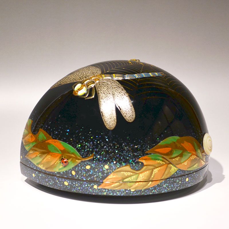 Museum Quality Japanese Dry-Lacquer Box by Okada Yuji