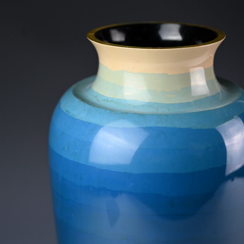 Kanshitsu Dry Lacquer Vase by Okada Yuji