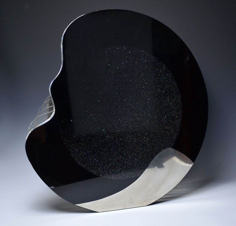 Light Object, Exhibited Lacquer Sculpture by Okada Yuji
