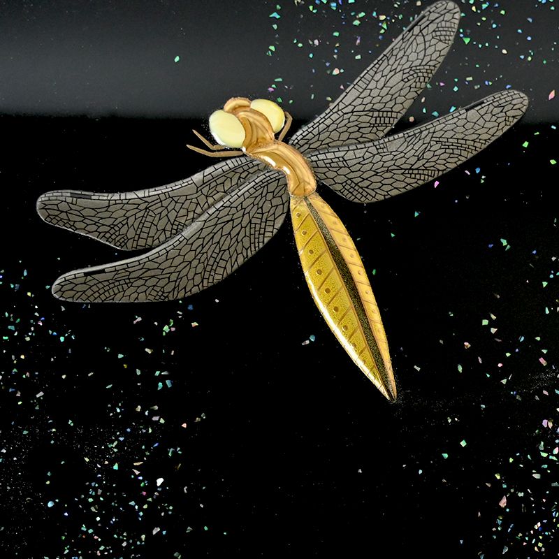 Jubako Lacquered Stacking Box with Dragonflies by Okada Yuji