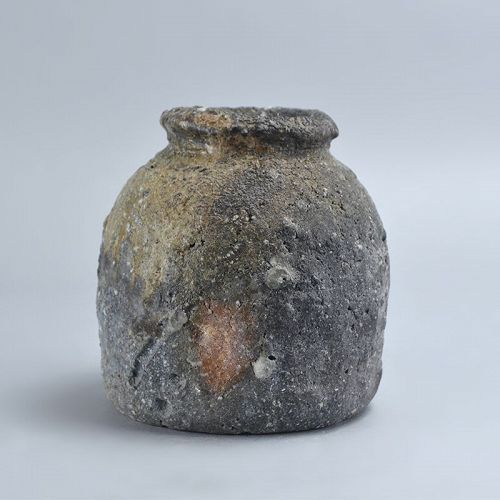 Contemporary Ash Encrusted Vase by Murakoshi Takuma