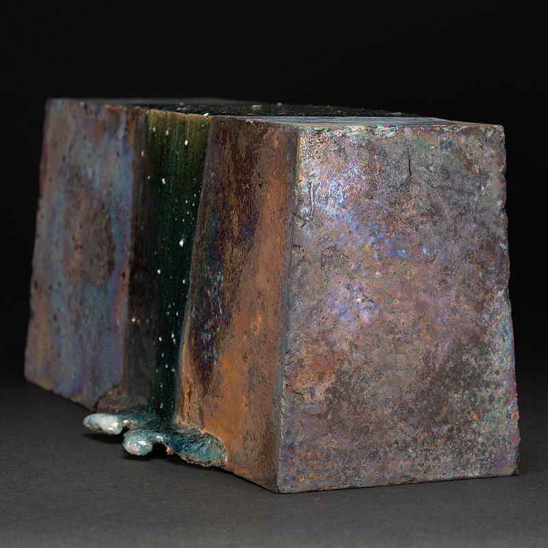 Exciting Glass &amp; Pottery Sculpture by Hashimoto Tomonari