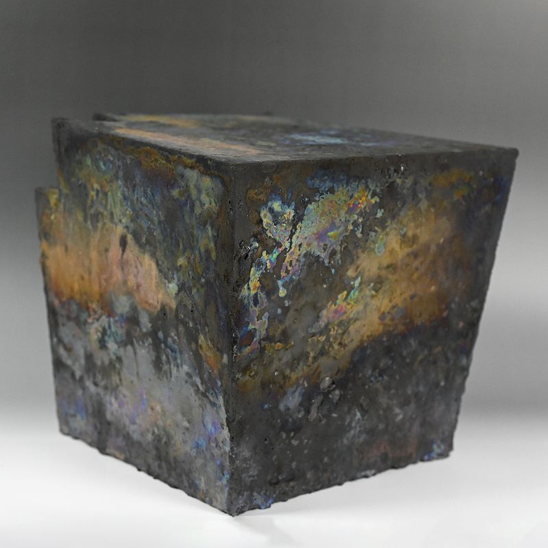 One of a Kind Textured Sculpture by Hashimoto Tomonari