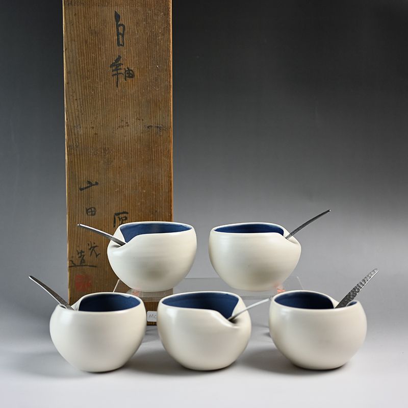 Set five Small Bowls by Sodeisha founder Yamada Hikaru