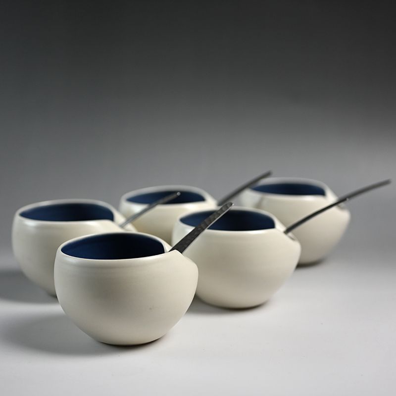 Set five Small Bowls by Sodeisha founder Yamada Hikaru