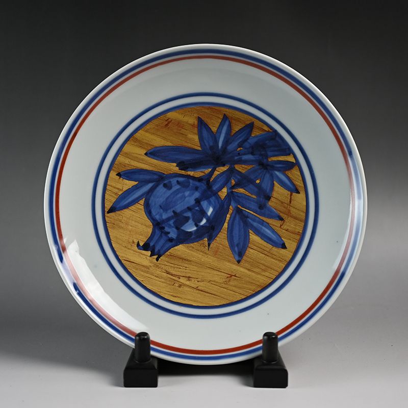 7 Porcelain Plates by Living National Treasure Kondo Yuzo