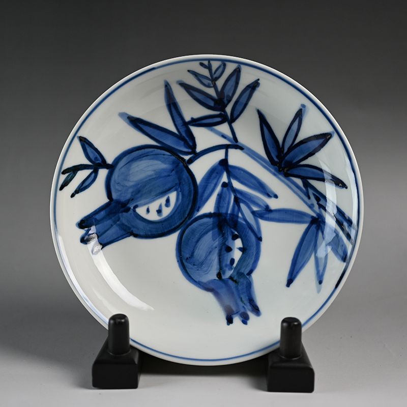 7 Porcelain Plates by Living National Treasure Kondo Yuzo