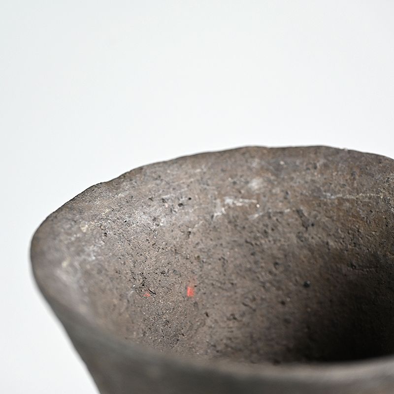 Stylish Kokuto Black Vase by Sato Kazuhiko