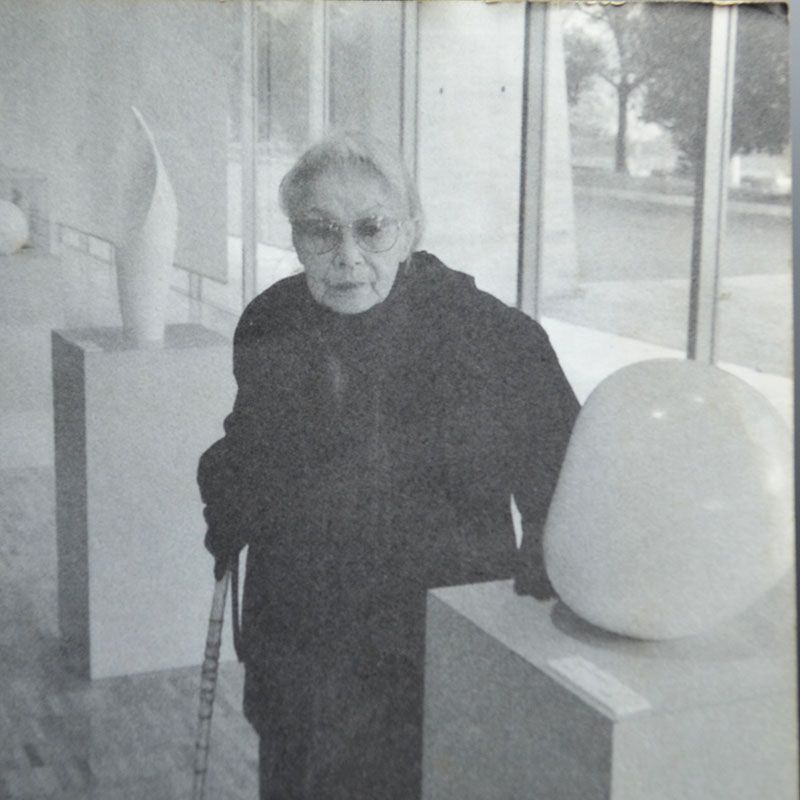 Sculpture by Modern Japanese Female Artist Sugano Chii, 1989