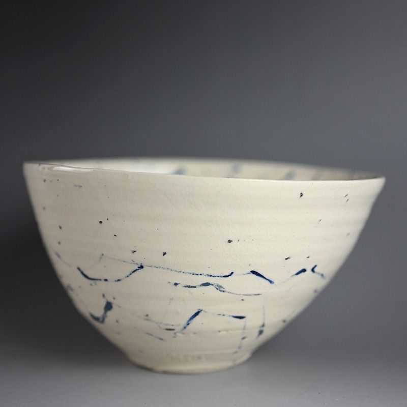 Exquisite Shigemori Yoko Ao-sen Hachi Bowl