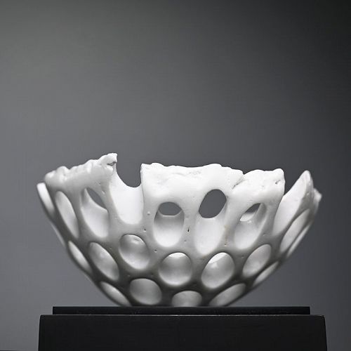 Sakurai Yasuko Contemporary Perforated Sculptural Basin