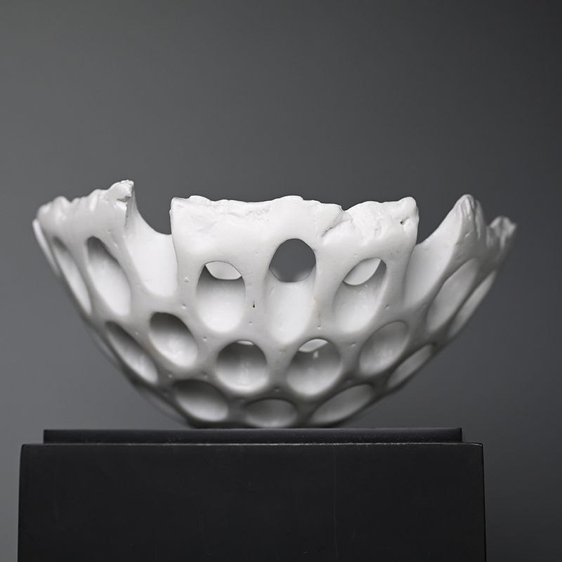 Sakurai Yasuko Contemporary Perforated Sculptural Basin