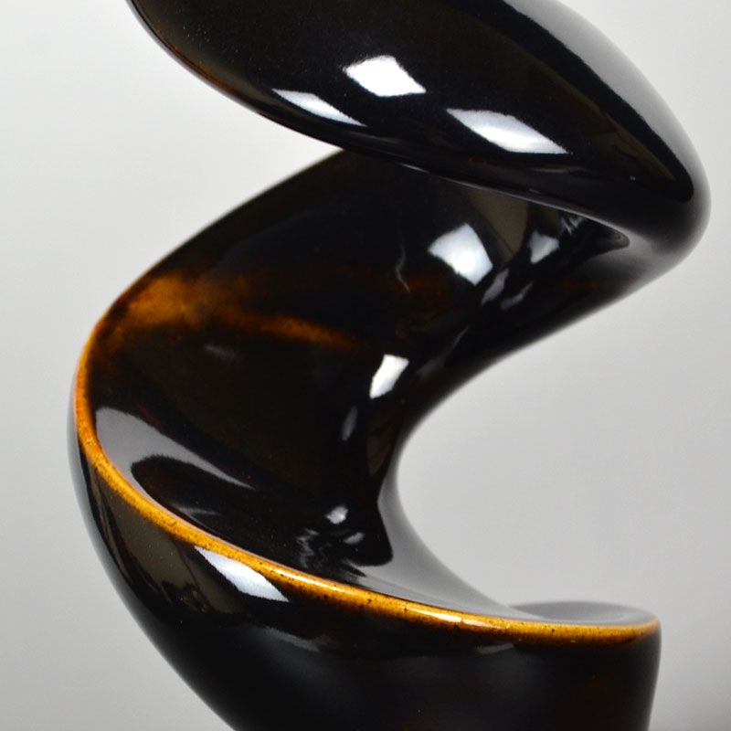 Contemporary Standing Spiral Sculpture by Takatsu Mio