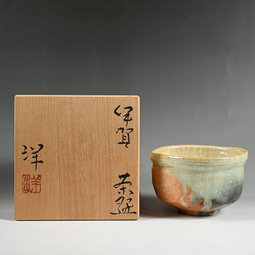 Contemporary Tanimoto Yo Iga Chawan Tea Bowl