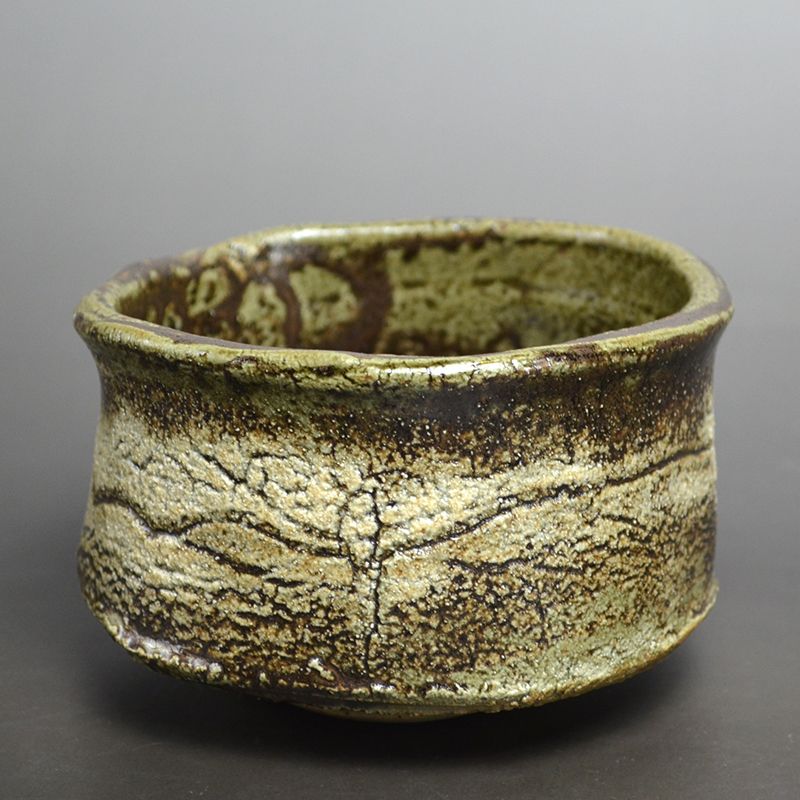 Quintessential Kawamoto Goro Ash Glazed Tea Bowl