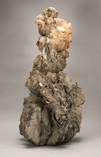 One of a Kind Yamaguchi Mio Ceramic Sculpture, Wakuraba