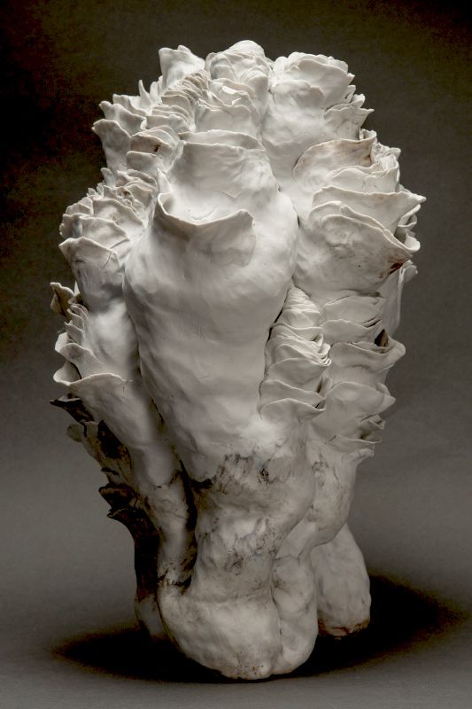 Yamaguchi Mio White Porcelain Sculpture titled Kamala